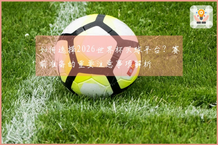 如何选择2026世界杯买球平台？赛前准备的重要注意事项解析